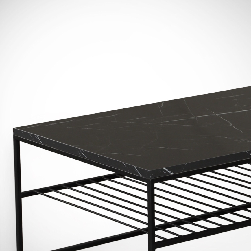 Soffbord ETNA 43x95 cm svart
