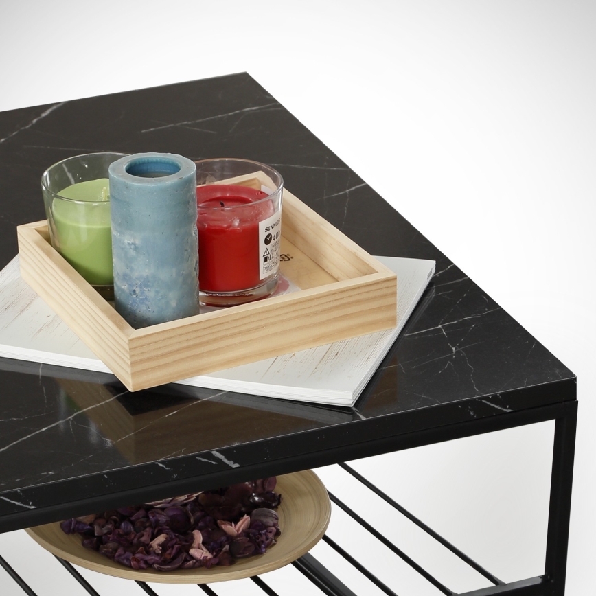 Soffbord ETNA 43x95 cm svart