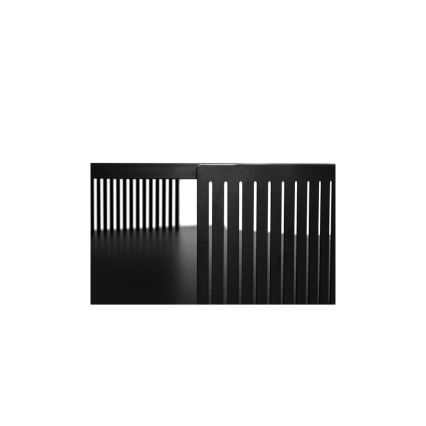 Soffbord FIKOLI 40x75 cm svart/vit