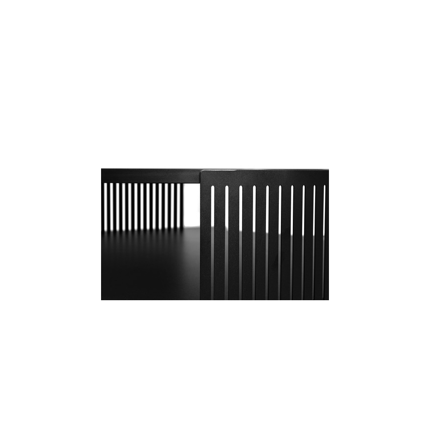 Soffbord FIKOLI 40x75 cm svart/vit