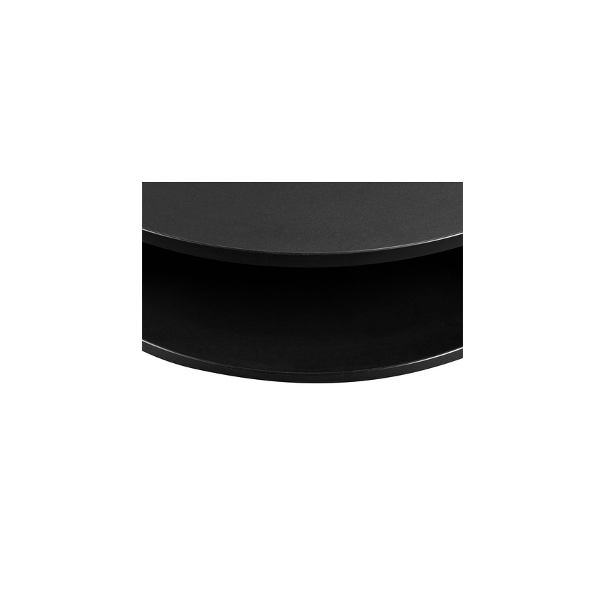 Soffbord FIKOLI 40x75 cm svart/vit