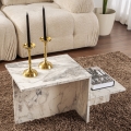 Soffbord HARMONY 40x80 cm marmordekor