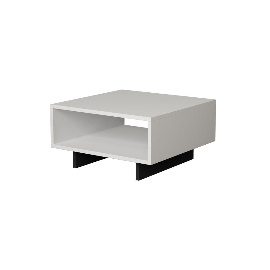 Soffbord HOLA 32x60 cm vit/svart