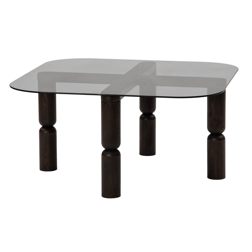 Soffbord KEI 40x80 cm brun/svart