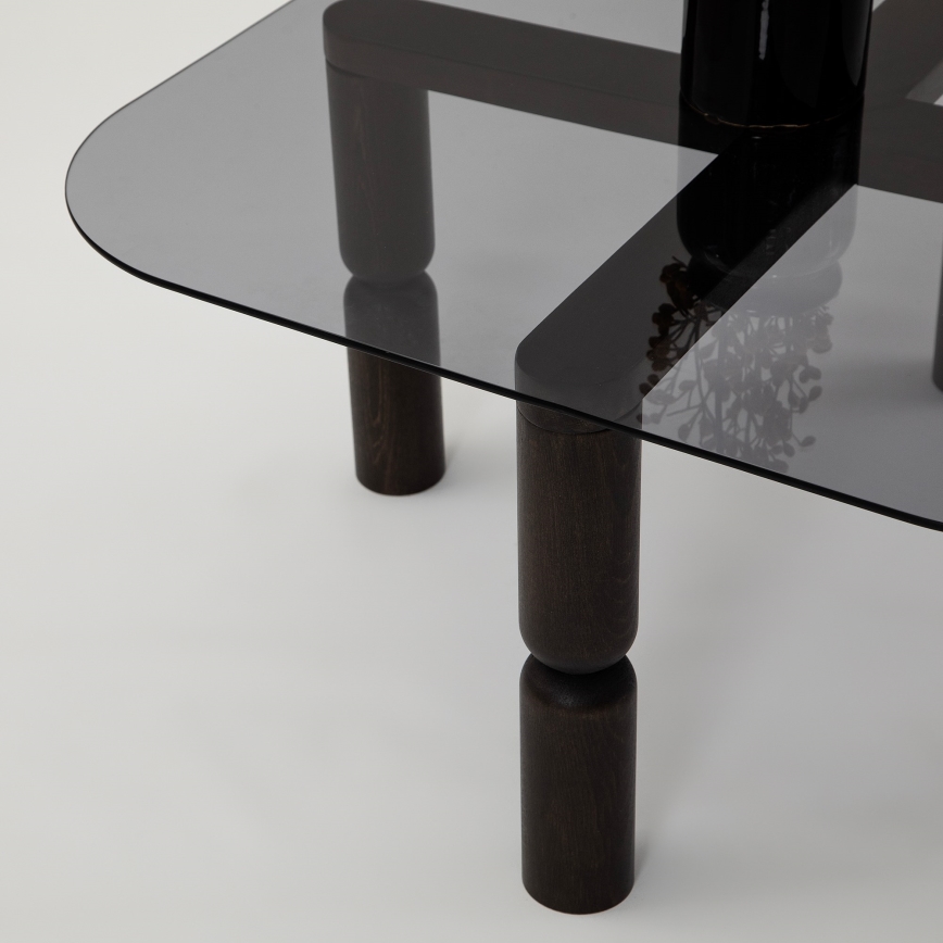 Soffbord KEI 40x80 cm brun/svart