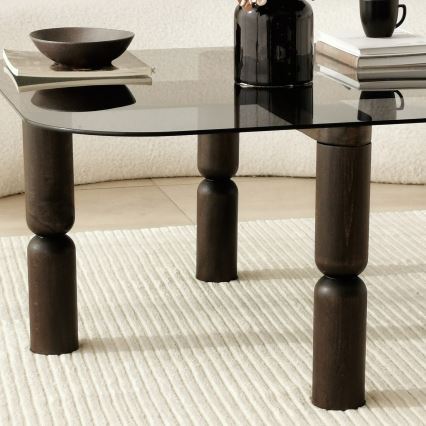 Soffbord KEI 40x80 cm brun/svart