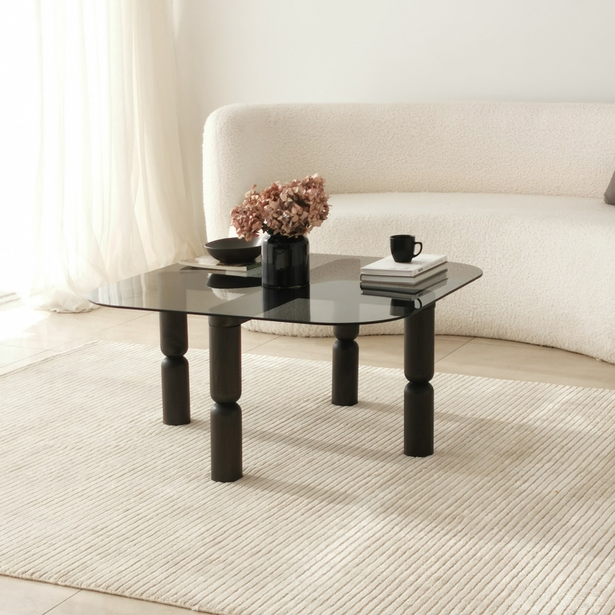 Soffbord KEI 40x80 cm brun/svart