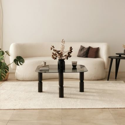 Soffbord KEI 40x80 cm brun/svart