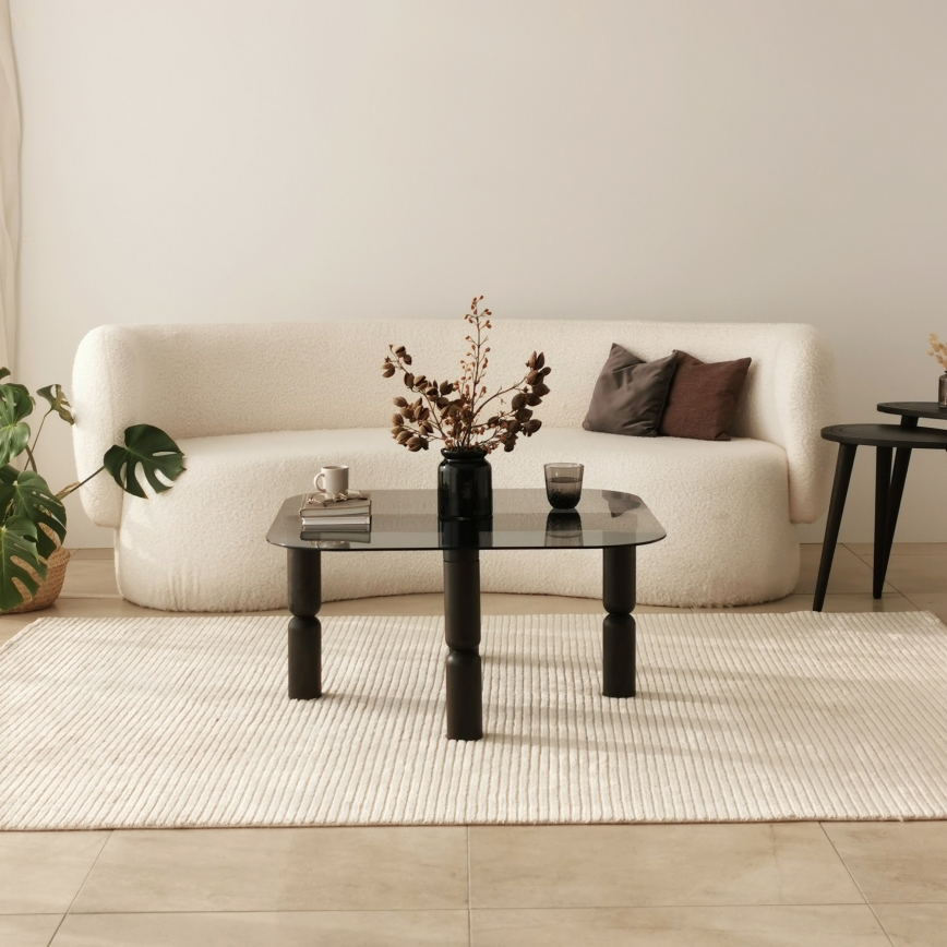Soffbord KEI 40x80 cm brun/svart