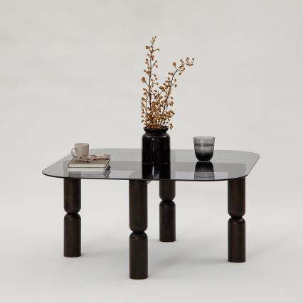 Soffbord KEI 40x80 cm brun/svart
