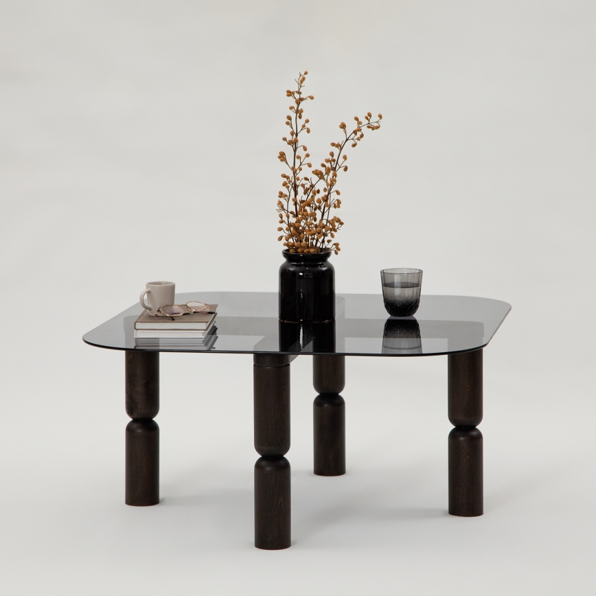 Soffbord KEI 40x80 cm brun/svart