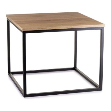 Soffbord KVADRATO 50x61 cm svart