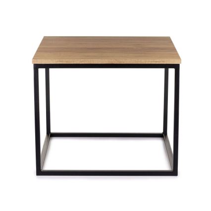 Soffbord KVADRATO 50x61 cm svart