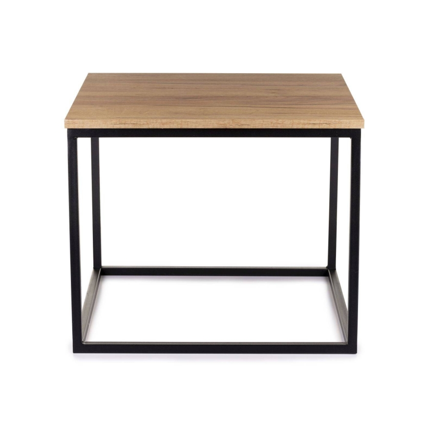 Soffbord KVADRATO 50x61 cm svart