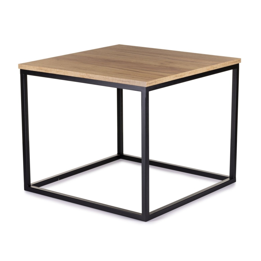 Soffbord KVADRATO 50x61 cm svart
