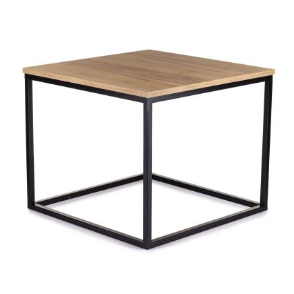 Soffbord KVADRATO 50x61 cm svart