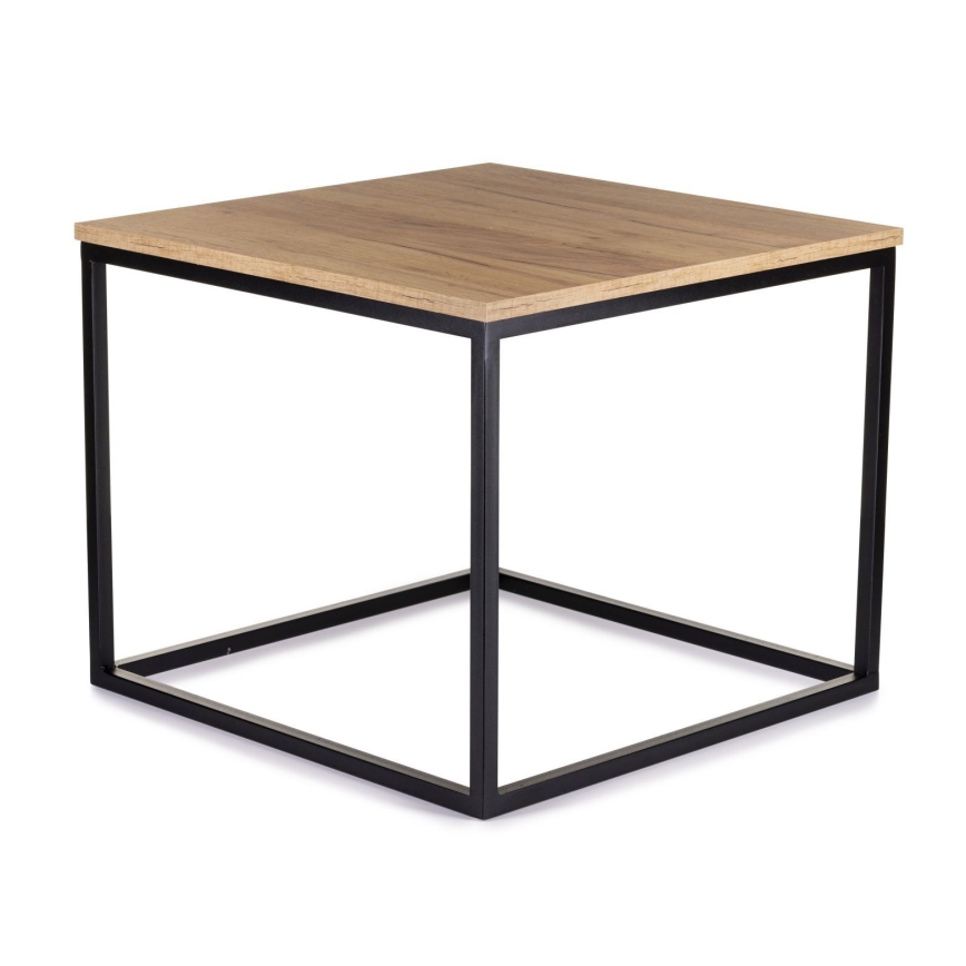 Soffbord KVADRATO 50x61 cm svart