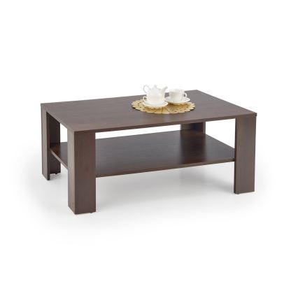 Soffbord KWADRO 53x110 cm mörk valnöt