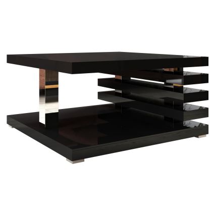 Soffbord KYOTO 31x60 cm högblank svart