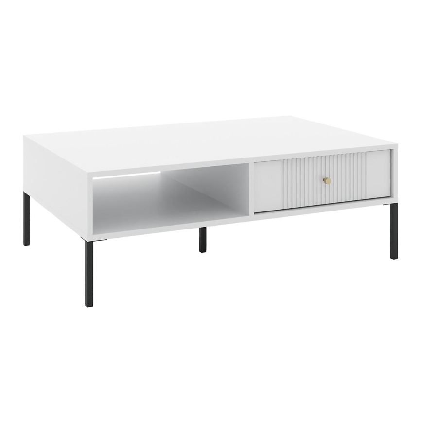 Soffbord LUE vit/svart