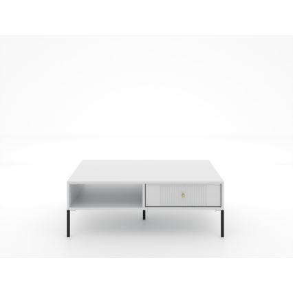 Soffbord LUE vit/svart