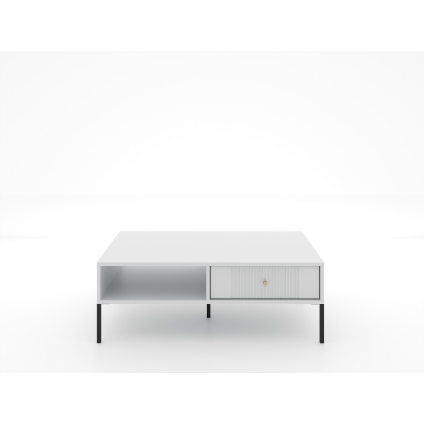 Soffbord LUE vit/svart