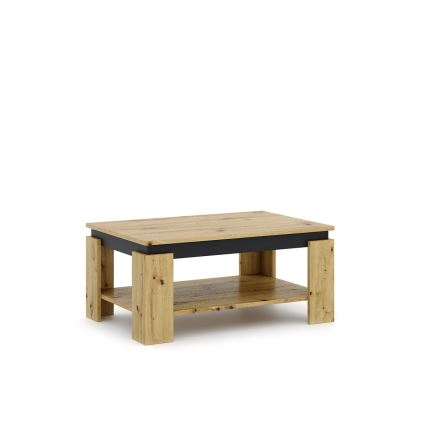 Soffbord LUNO ek artisan/svart