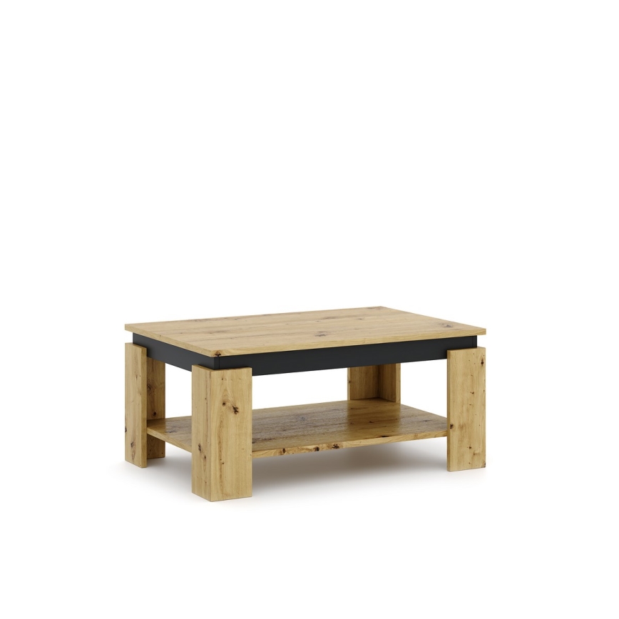 Soffbord LUNO ek artisan/svart