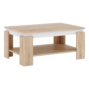 Soffbord LUNO sonoma-ek/vit
