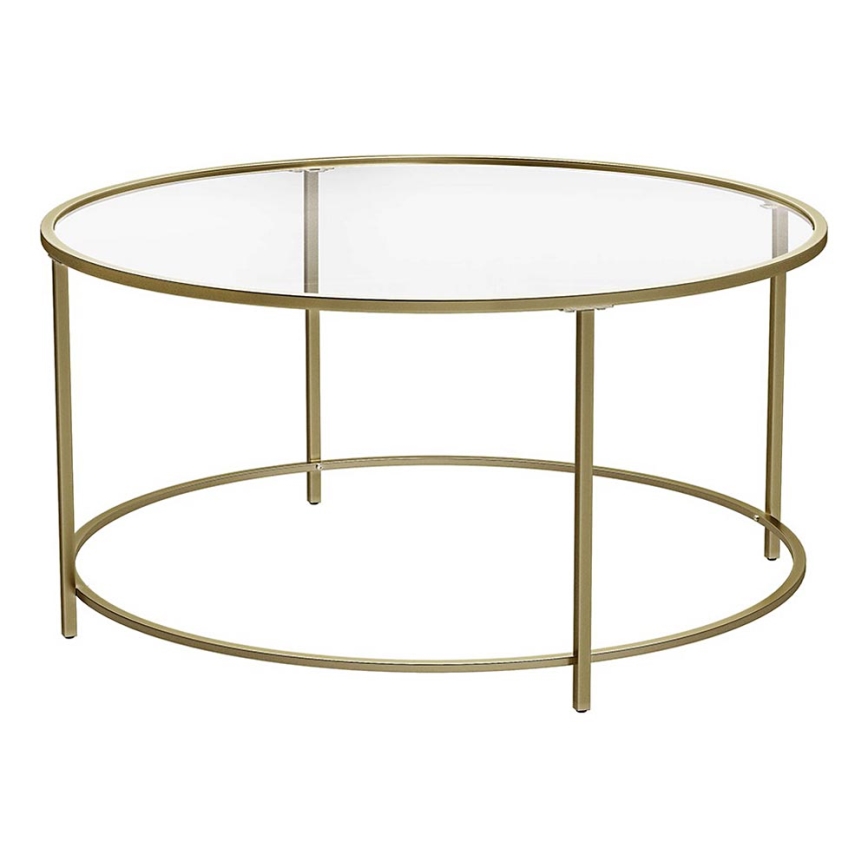 Soffbord LYRA, guld