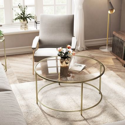 Soffbord LYRA, guld