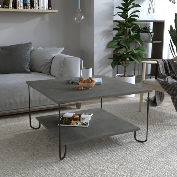 Soffbord MARBO 45x80 cm grå