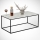 Soffbord MARMO 43x95 cm svart/vit