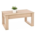 Soffbord med drawers NEA 52x110 cm beige/ek sonoma