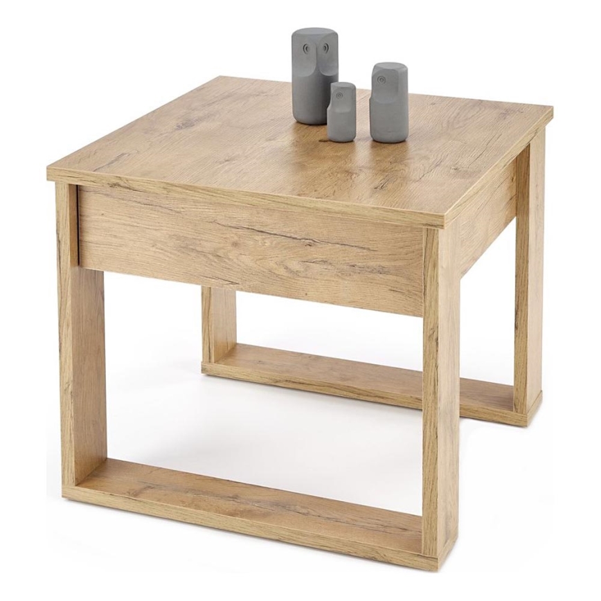 Soffbord med en drawer NEA 52x60 cm ek wotan