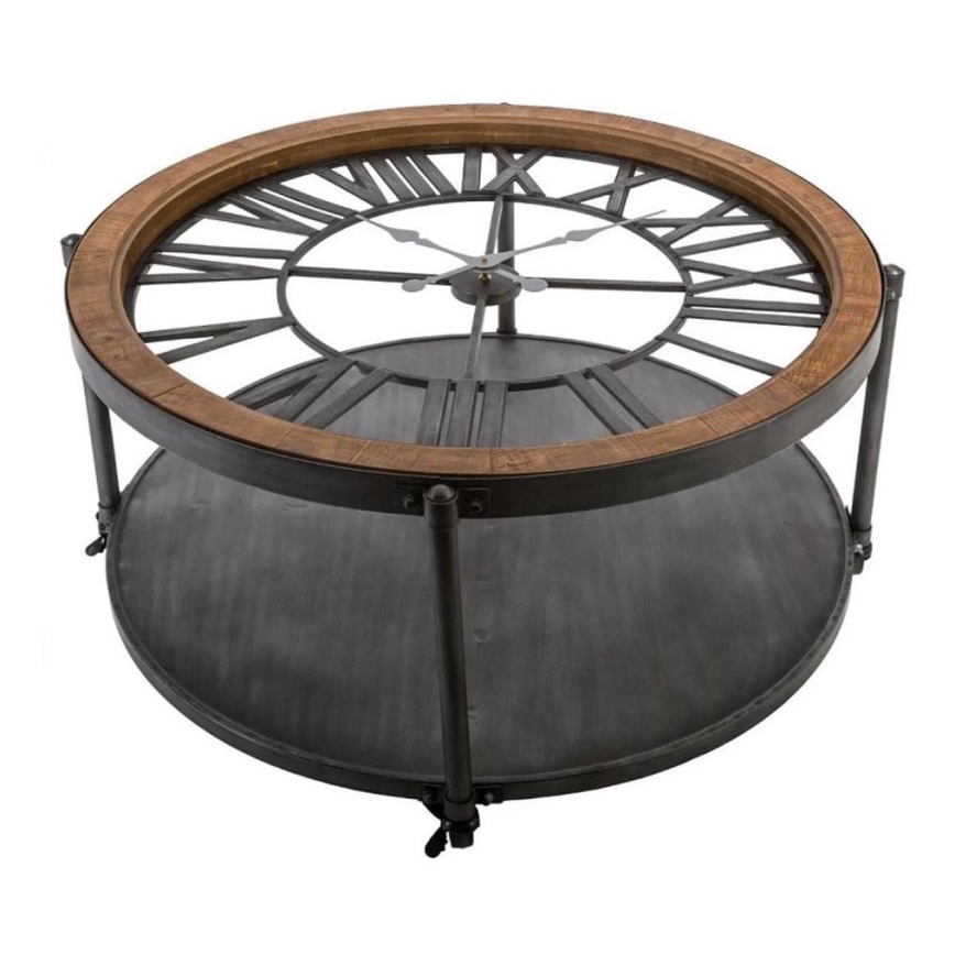 Soffbord med en klocka CHRONO 89,5x47 cm 1xAA