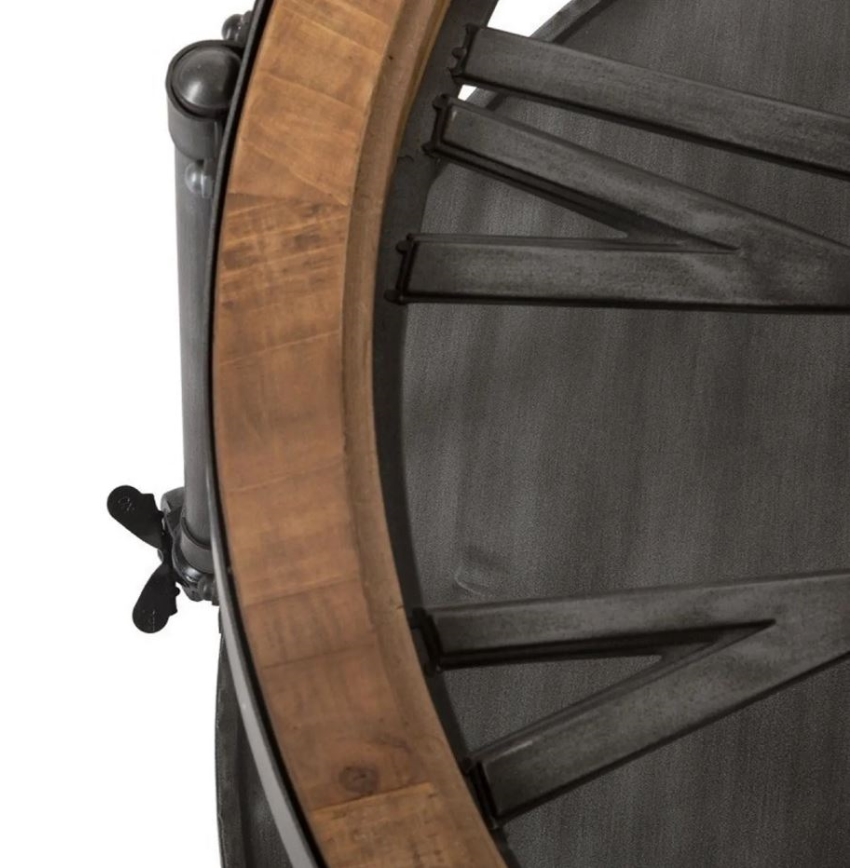 Soffbord med en klocka CHRONO 89,5x47 cm 1xAA