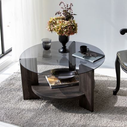 Soffbord MONDO 40x75 cm tall/svart