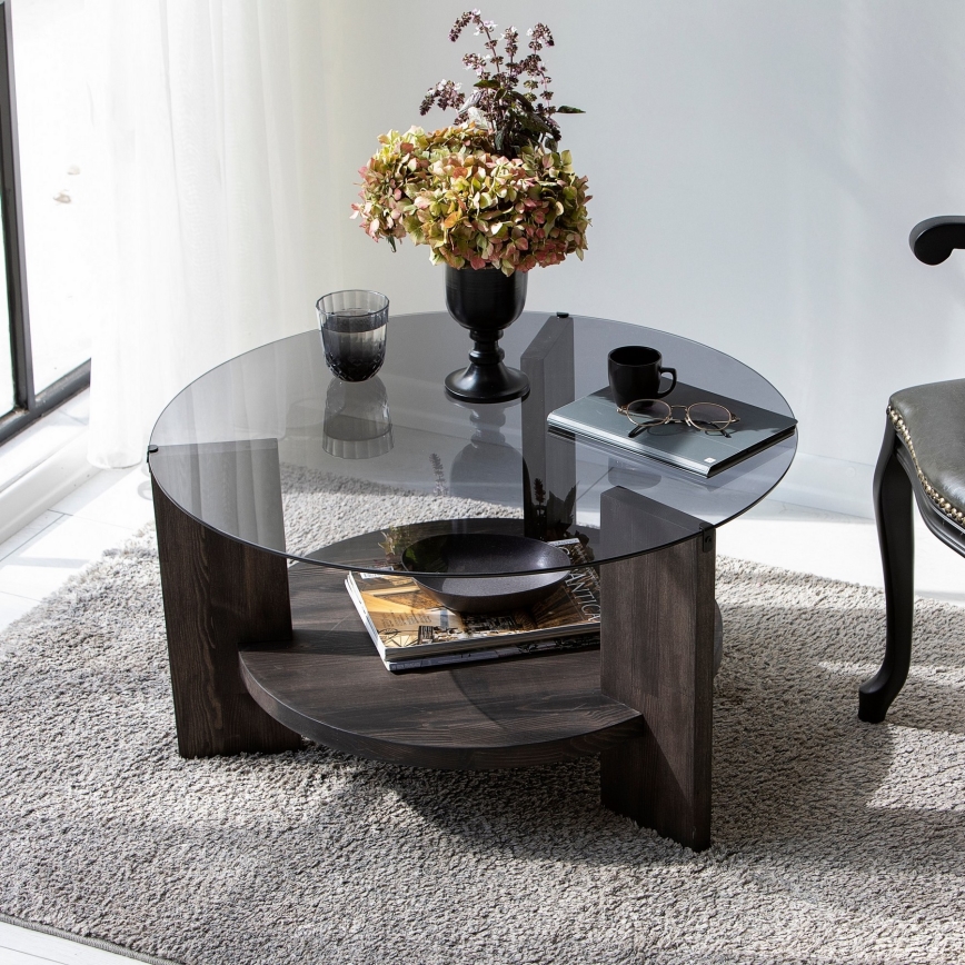 Soffbord MONDO 40x75 cm tall/svart