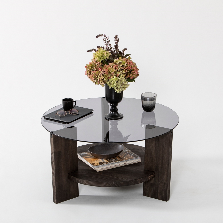 Soffbord MONDO 40x75 cm tall/svart