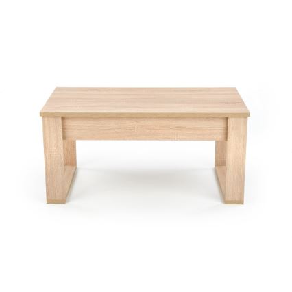 Soffbord med drawers NEA 52x110 cm beige/ek sonoma