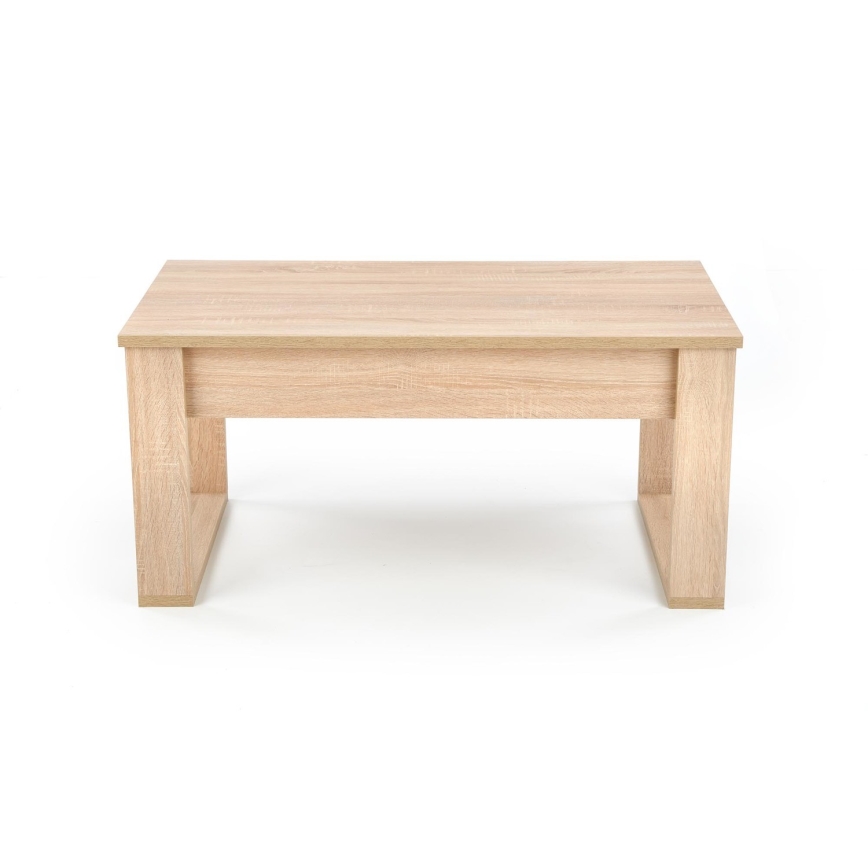 Soffbord med drawers NEA 52x110 cm beige/ek sonoma