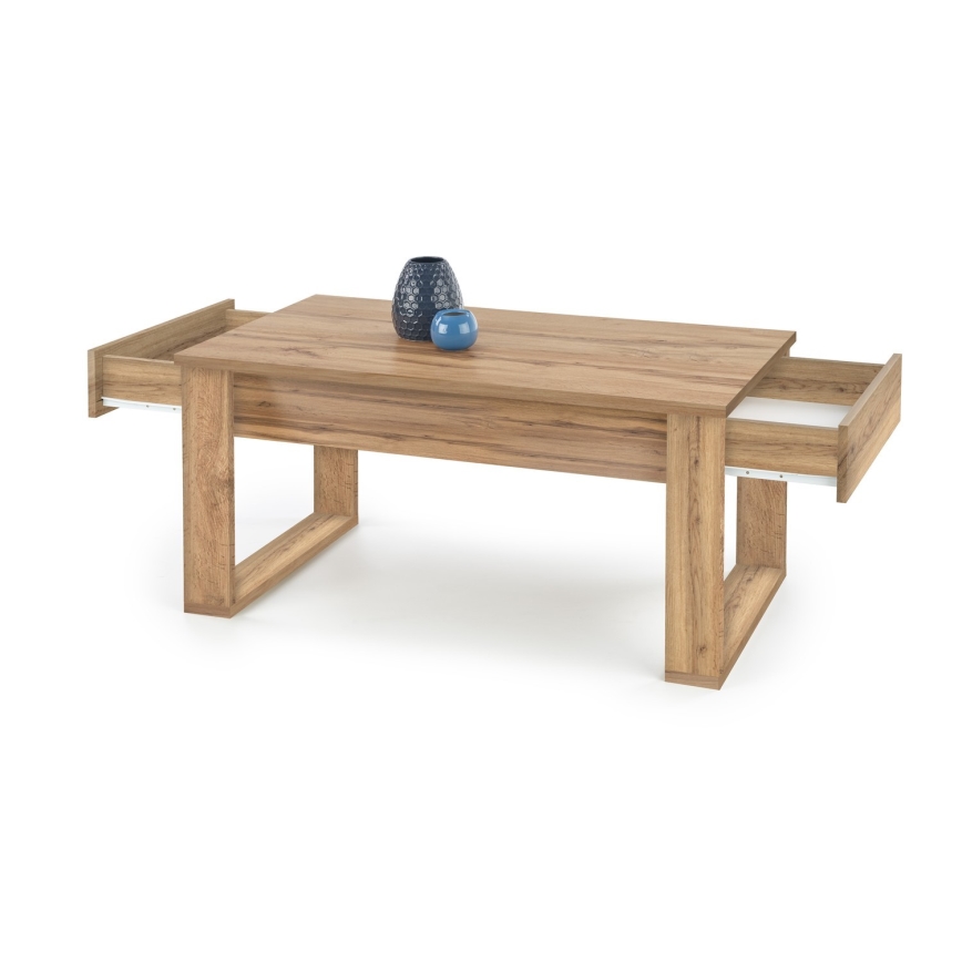 Soffbord med drawers NEA 52x110 cm brun/ek wotan
