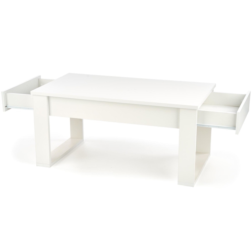 Soffbord med drawers NEA 52x110 cm vit