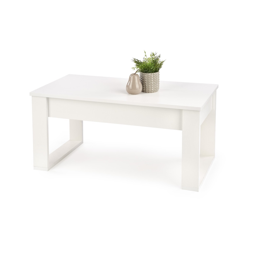 Soffbord med drawers NEA 52x110 cm vit