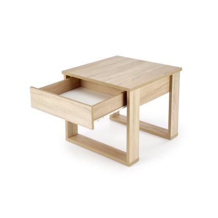 Soffbord med en drawer NEA 52x60 cm ek sonoma