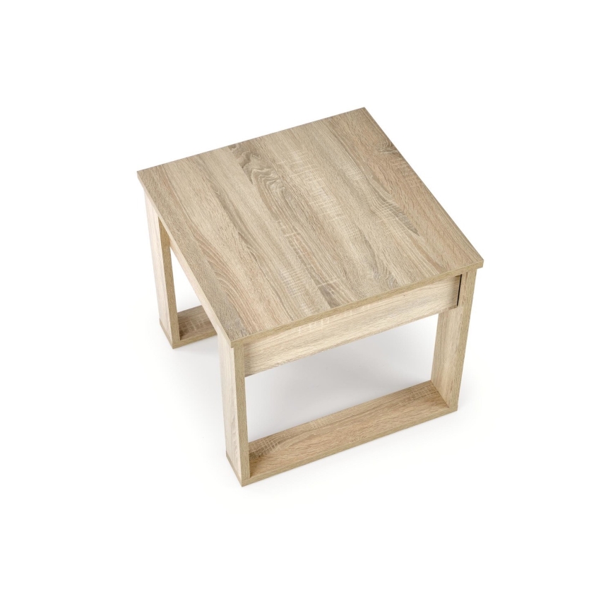 Soffbord med en drawer NEA 52x60 cm ek sonoma