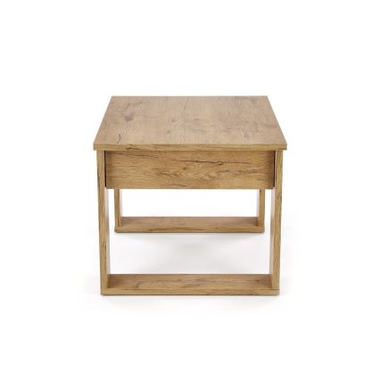Soffbord med en drawer NEA 52x60 cm ek wotan
