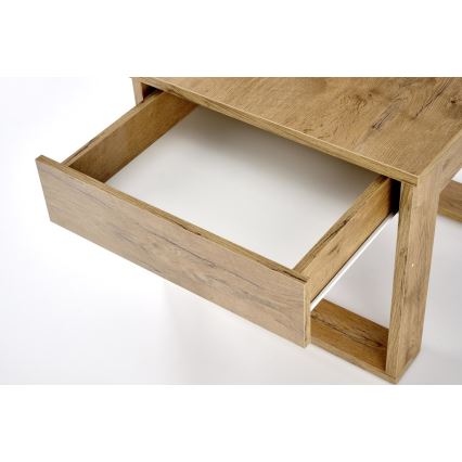 Soffbord med en drawer NEA 52x60 cm ek wotan