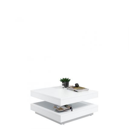 Soffbord NENANI 34x70 cm vit/ek wotan